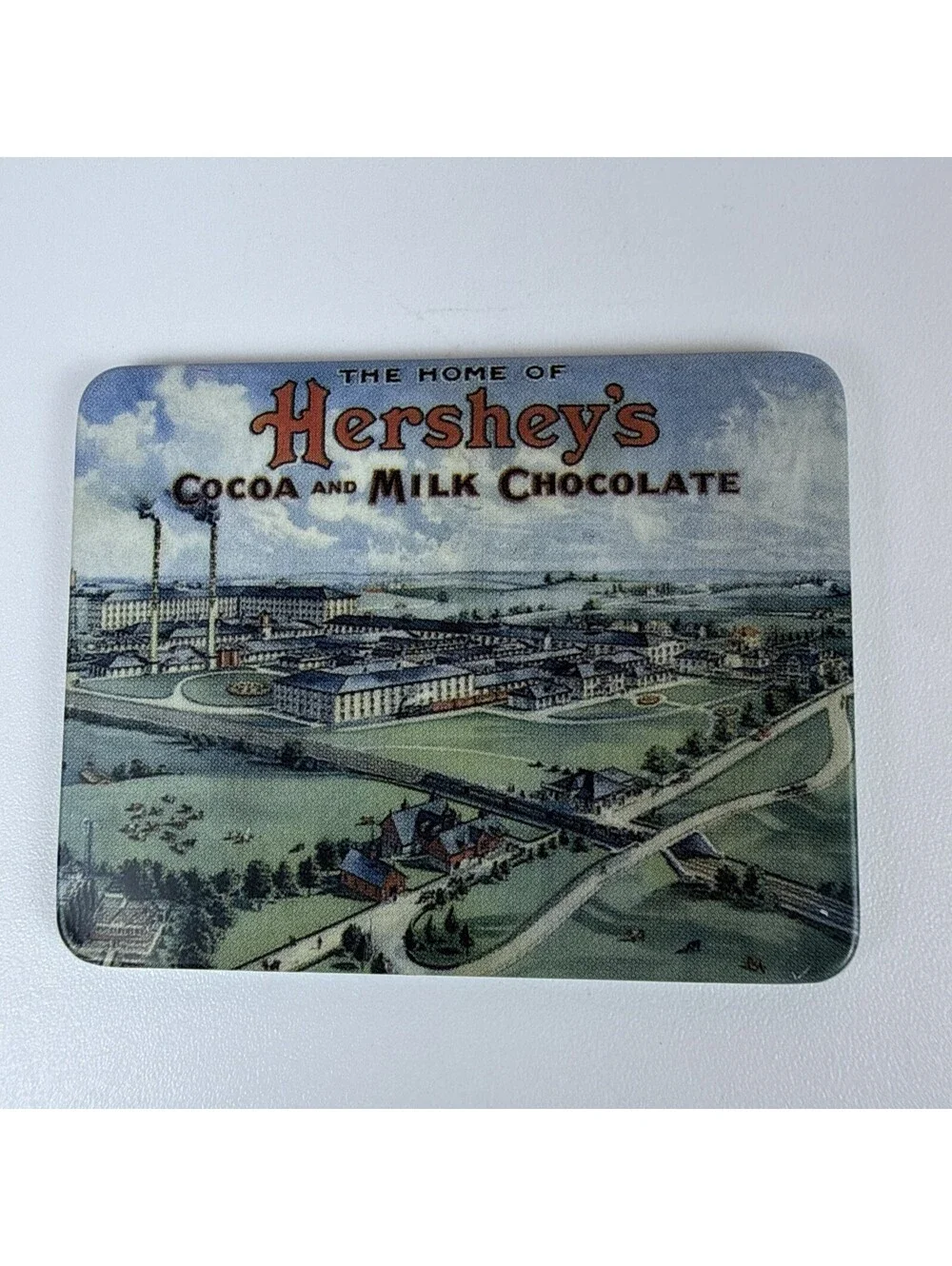 Vintage Hersheys Reeses Miniature Metal Magnetic Signs Lot Advertising Decor